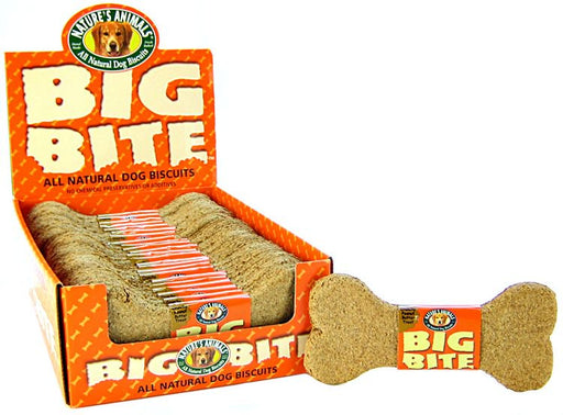 24 count Natures Animals Big Bite Dog Biscuits Peanut Butter