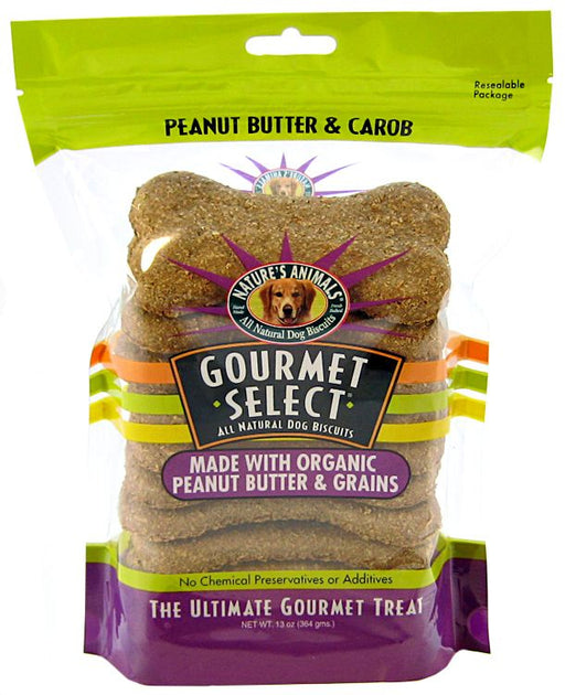 10 count Natures Animals Gourmet Select Biscuits Peanut Butter and Grains
