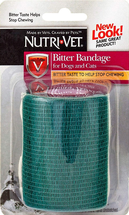 1 count Nutri-Vet 2" Bitter Bandage for Dogs and Cats Colors Vary