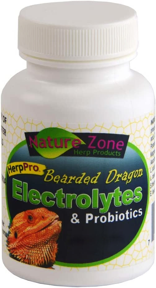 4.8 oz Nature Zone Herp Pro Bearded Dragon Electrolytes and Probiotics