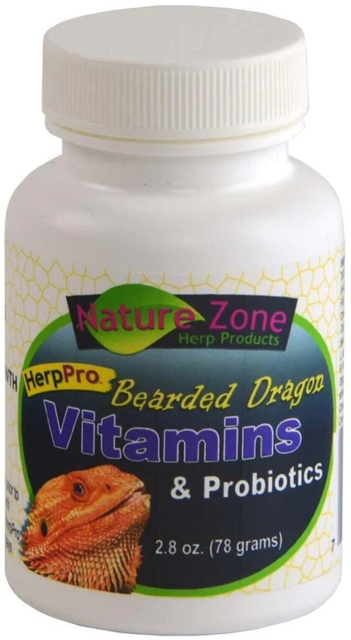 33.6 oz (12 x 2.8 oz) Nature Zone Herp Pro Bearded Dragon Vitamins and Probiotics