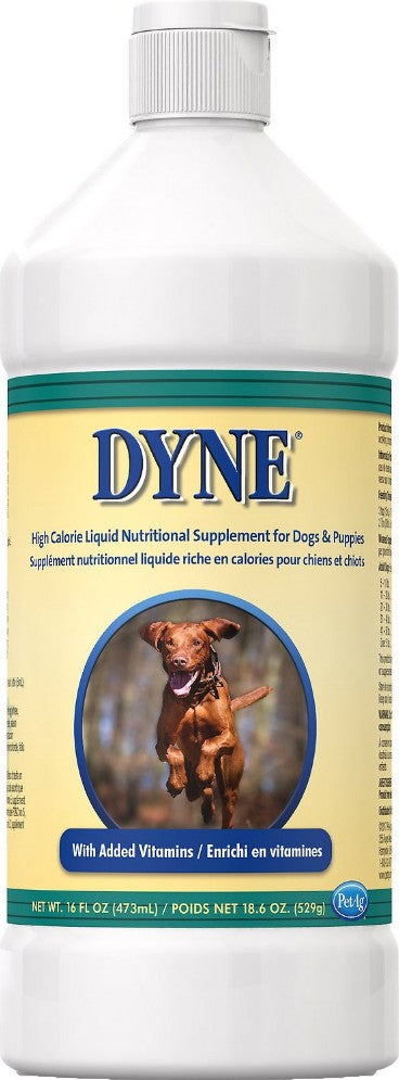 16 oz PetAg Dyne High Calorie Liquid Nutritional Supplement for Dogs and Puppies