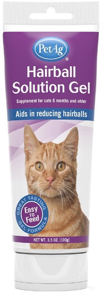 3.5 oz PetAg Hairball Solution Gel for Cats