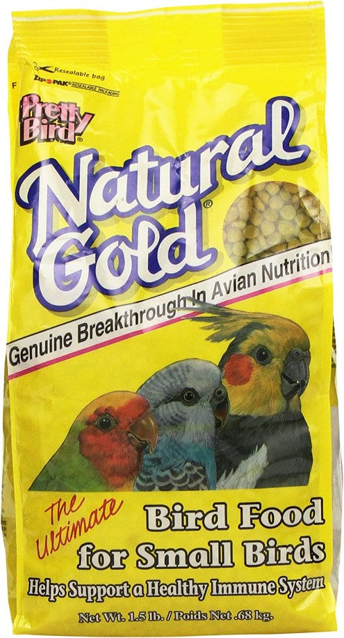 1.5 lb Pretty Pets Natural Gold Food for Small Birds