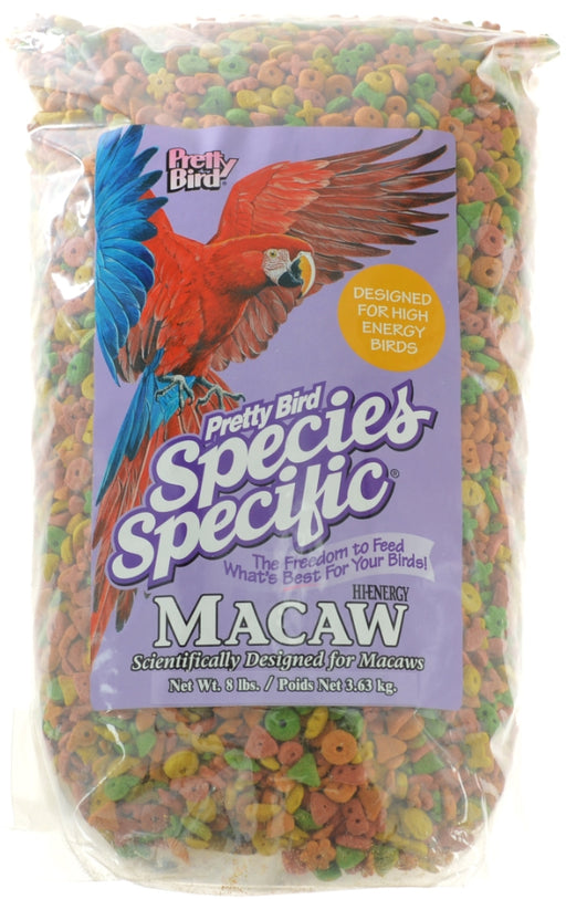 8 lb Pretty Pets Bird Species Specific Hi Energy Macaw
