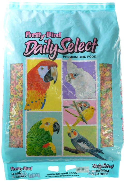 Large - 20 lb Pretty Pets Pretty Bird Daily Select Premium Bird Food