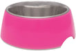 X-Small - 6 count Loving Pets Hot Pink Retro Bowl
