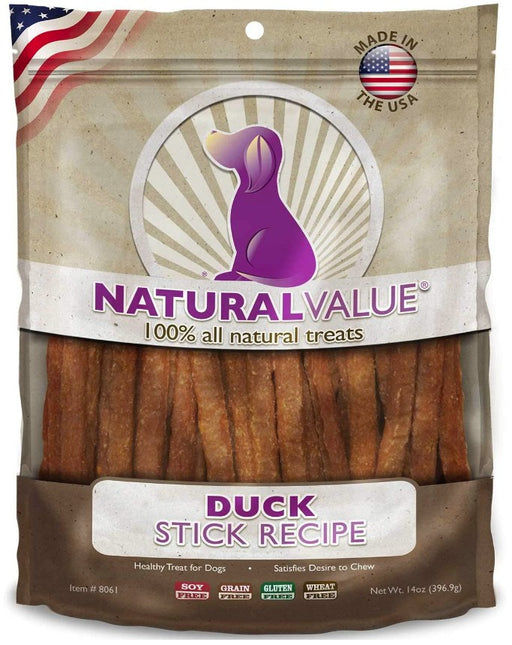 14 oz Loving Pets Natural Value Duck Sticks