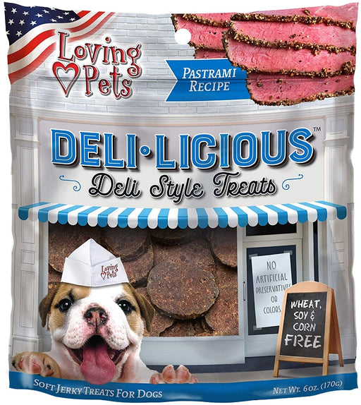 6 oz Loving Pets Deli-Licious Deli Style Treats Pastrami Recipe