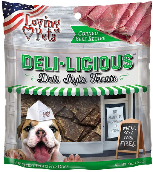6 oz Loving Pets Deli-Licious Deli Style Treats Corned Beef Recipe
