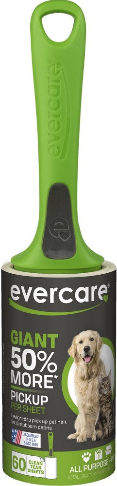 1 count Evercare Pet Plus Giant Extreme Stick Comfort Grip Pet Lint Roller