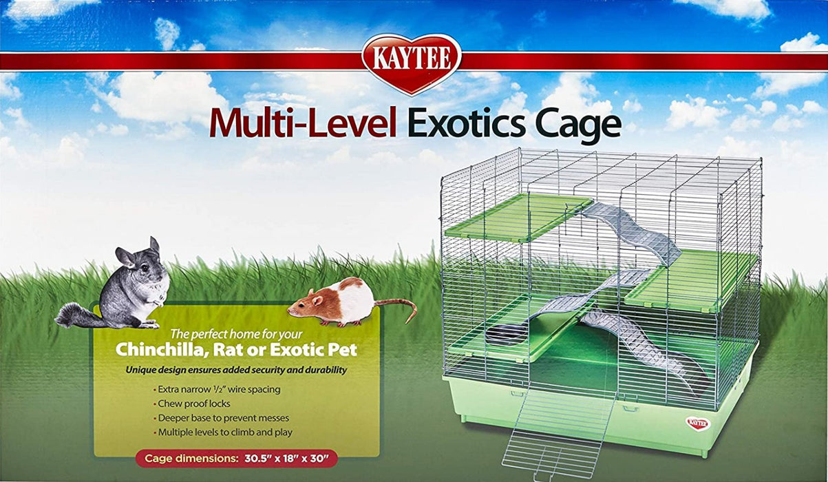 1 count Kaytee Multi-Level Exotics Cage
