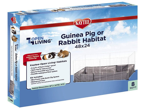 3 count Kaytee Open Living Guinea Pig or Rabbit Habitat