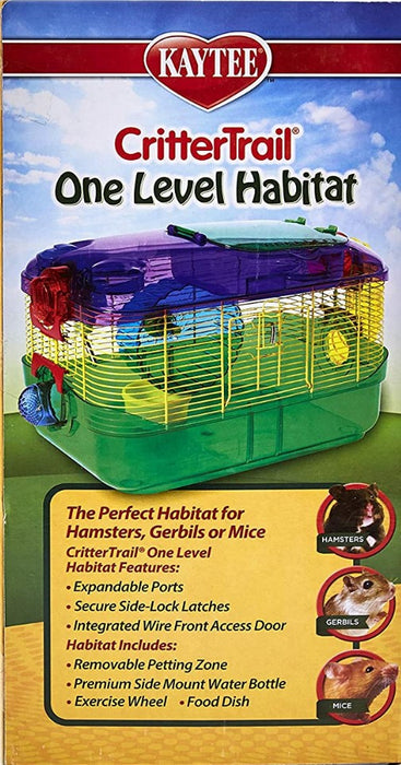 1 count Kaytee CritterTrail One Level Habitat