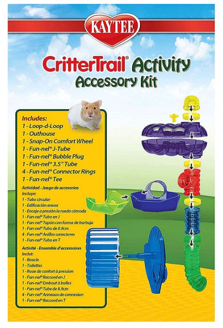 3 count Kaytee CritterTrail Accessory Activity Kit