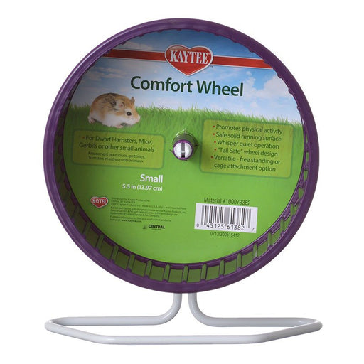 Small - 1 count Kaytee Comfort Wheel Assorted Colors