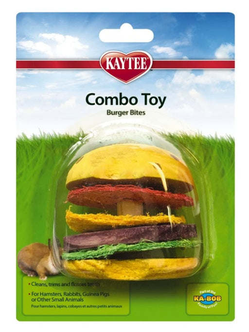 1 count Kaytee Combo Toy Burger Bites