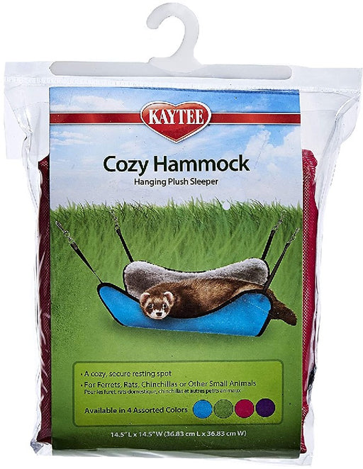 1 count Kaytee Cozy Hammock Hanging Plush Sleeper