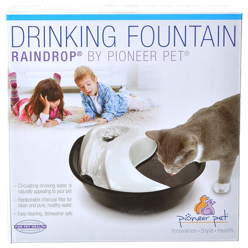 1 count Pioneer Pet Raindrop Plastic Drinking Fountain