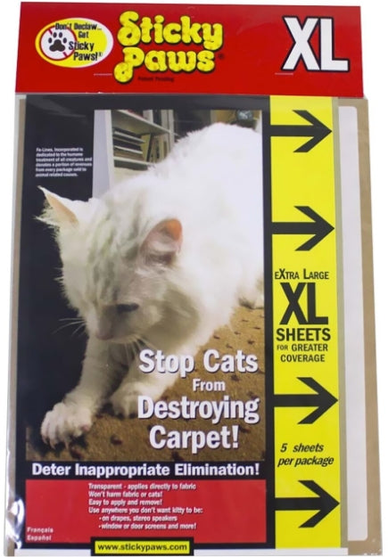 5 count Pioneer Pet Sticky Paws XL Sheets