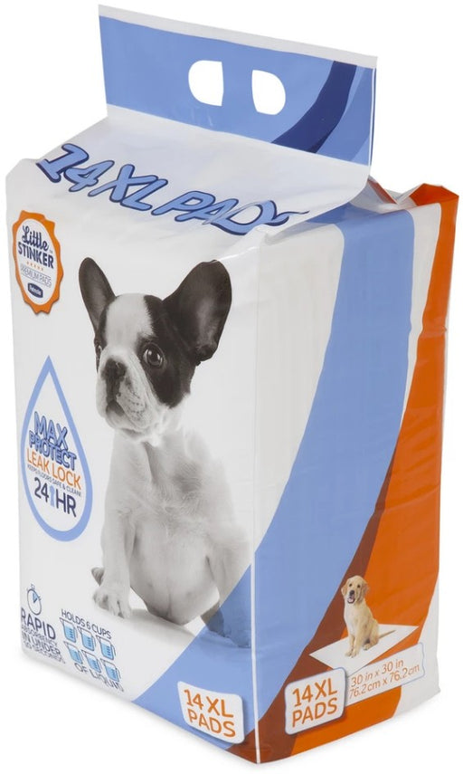 28 count (2 x 14 ct) Precision Pet Little Stinker Training and Floor Protection Pads X-Large