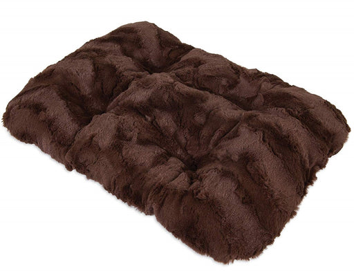 Small (23" x 16") Precision Pet SnooZZy Cozy Comforter Kennel Mat Brown