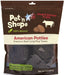 3 lb (3 x 1 lb) Pet n Shape Natural American Patties Beef Lung Dog Treats