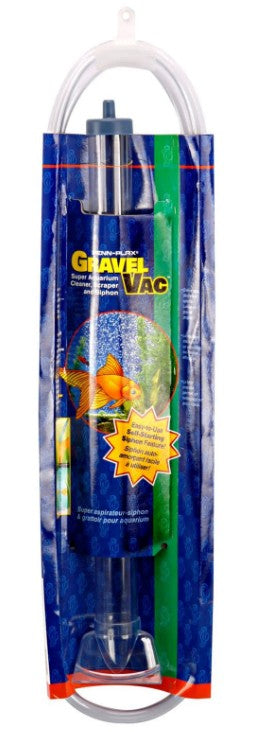 1 count Penn Plax Gravel-Vac Aquarium Gravel Cleaner 24" Cylinder with 96" Hose