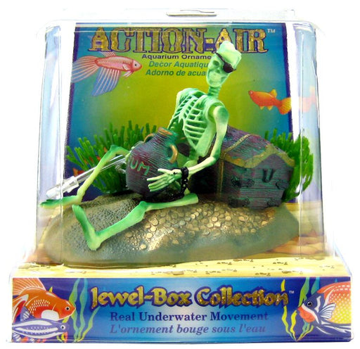 1 count Penn Plax Action-Air Jewel Box Skeleton Aerating Aquarium Ornament
