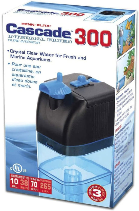 10 gallon Penn Plax Cascade Internal Filter for Aquariums