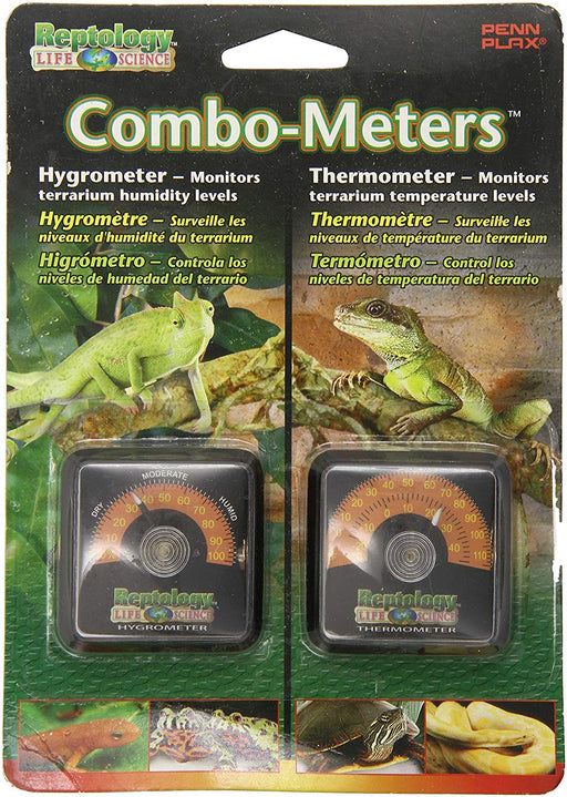 1 count Reptology Reptile Combo Meters Hygrometer and Thermometer