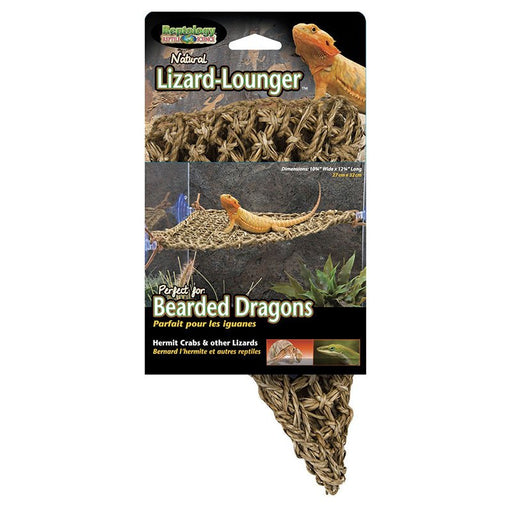 Small - 1 count Reptology Natural Lizard Lounger Corner Triangle