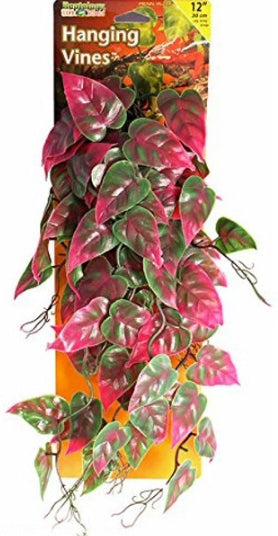 12" long Reptology Climber Vine Red and Green