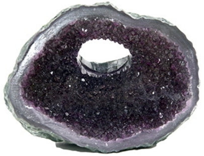 1 count Penn Plax Purple Amethyst Geode Aquarium Ornament
