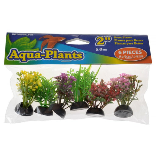 6 count Penn Plax Aqua-Plants Betta Plants Small