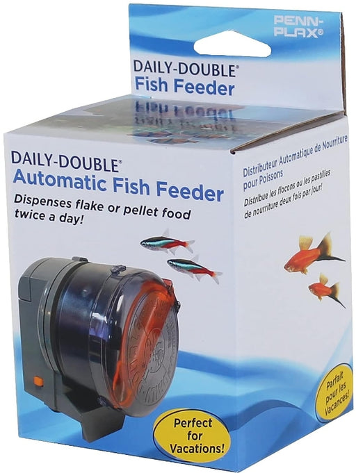 1 count Penn Plax Daily-Double Automatic Fish Feeder