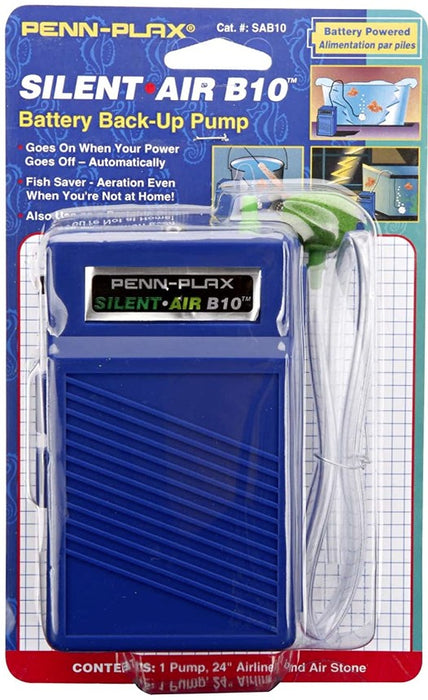 1 count Penn Plax Emergency Air Battery Powered Air Pump
