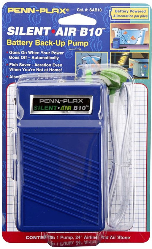 1 count Penn Plax Emergency Air Battery Powered Air Pump