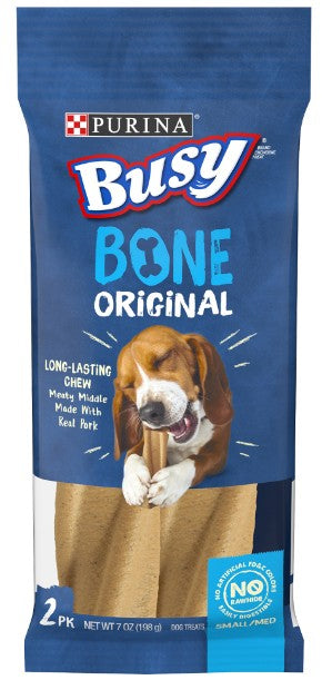 7 oz Purina Busy Bone Real Meat Dog Treats Original