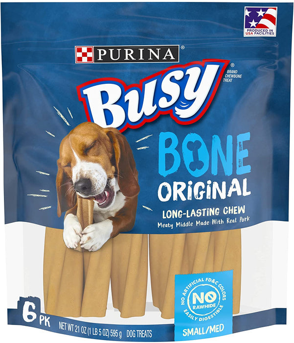 21 oz Purina Busy Bone Real Meat Dog Treats Original
