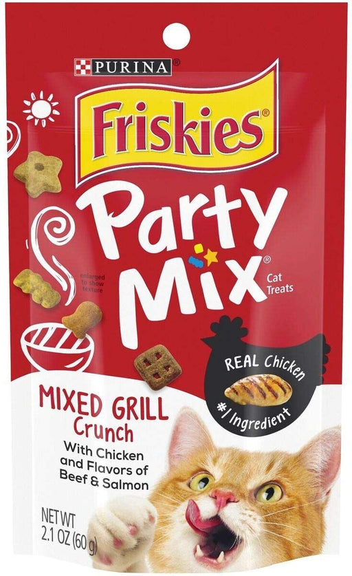 2.1 oz Friskies Party Mix Crunch Treats Mixed Grill