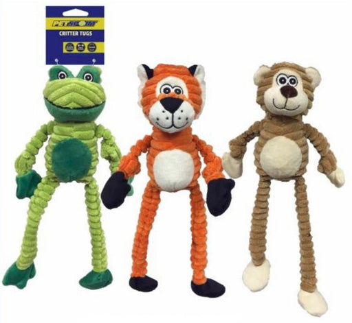 1 count Petsport Critter Tug Dog Toy Assorted Styles