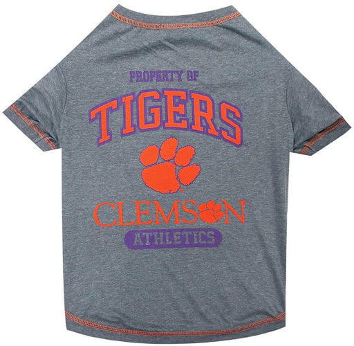 Large - 1 count Pets First Clemson Tee Shirt for Dogs and Cats