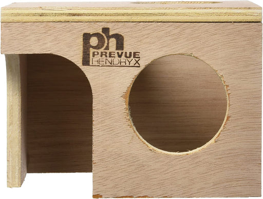 1 count Prevue Wooden Hamster and Gerbil Hut for Hiding and Sleeping Small Pets