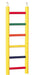 6 step - 1 count Prevue Carpenter Creations Hardwood Bird Ladder Assorted Colors