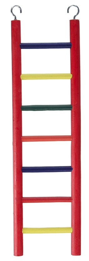 7 step- 6 count Prevue Carpenter Creations Hardwood Bird Ladder Assorted Colors