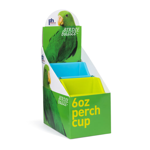 12 count Prevue Birdie Basics 6 oz Perch Cup for Birds