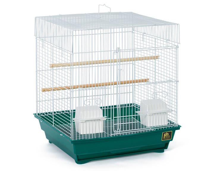 Small - 1 count Prevue Square Top Bird Cage Assorted Colors