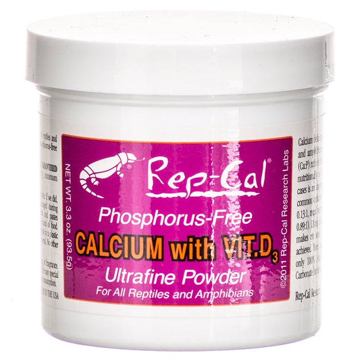 3.3 oz Rep Cal Calcium with Vitamin D3 Ultrafine Powder