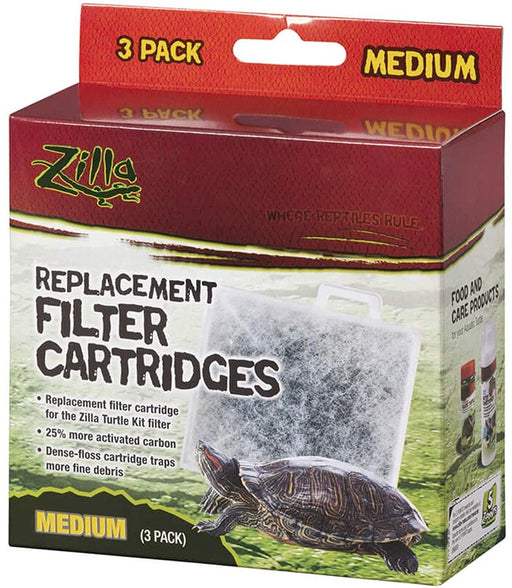 Medium - 3 count Zilla Replacement Filter Cartridges